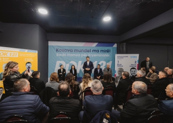 Krasniqi nga Vitia: Të gjitha shtabet zgjedhore të PDK-së janë të mobilizuara për fitoren e Hamzës më 9 shkurt