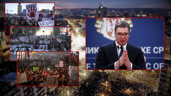 Shembja e kulmit të stacionit në Novi Sad po e “shemb” pushtetin e Vuçiqit