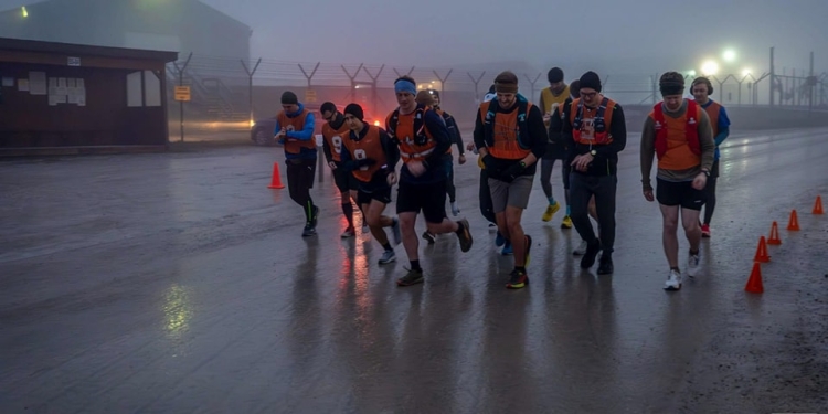 KFOR-i e përfundon me sukses një maratonë vrapimi në Bondsteel