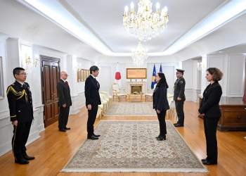 Ambasadori i ri japonez ia dorëzoi Osmanit kredencialet