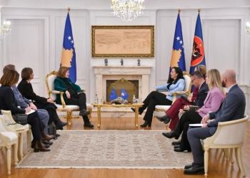 Osmani takon vëzhguesit e BE-së, flasin për zgjedhjet e 9 shkurtit