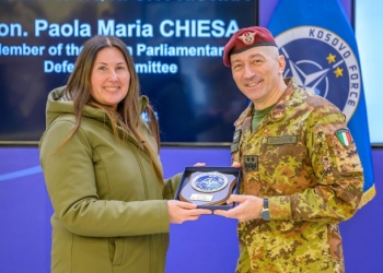 Barduani me deputeten italiane: KFOR-i po bën përpjekje për të ruajtur një mjedis të sigurt për të gjithë në Kosovë