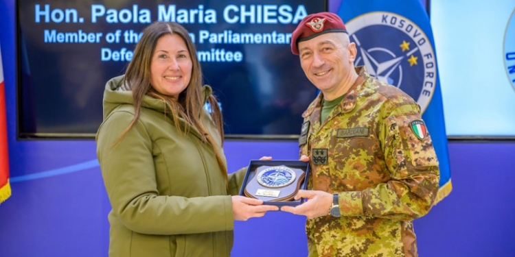 Barduani me deputeten italiane: KFOR-i po bën përpjekje për të ruajtur një mjedis të sigurt për të gjithë në Kosovë