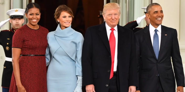 Ish-presidentët dhe gratë e tyre mblidhen për inaugurimin e Trump, mungon vetëm Michelle Obama