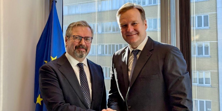 Sorensen takohet me Bajramin – çka u tha në Bruksel për normalizimin e marrëdhënieve me Serbinë?