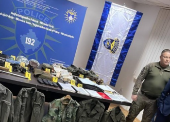 Pamje nga armatimi që Policia e Kosovës e konfiskoi në Leposaviq