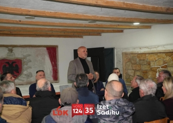 Sadiku: Në Shashkovc pashë se energjia për ndryshim, është e jashtëzakonshme