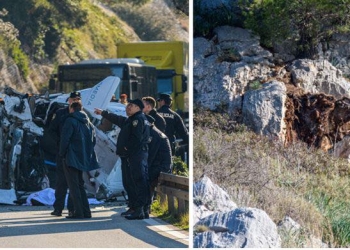 Bie shkëmbi nga 200 metra lartësi në afërsi të Dubrovnikut, lë të vdekur një burrë brenda automjetit
