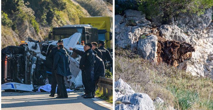 Bie shkëmbi nga 200 metra lartësi në afërsi të Dubrovnikut, lë të vdekur një burrë brenda automjetit