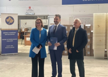 KQZ pranon serverët dhe pajisjet përcjellëse për Qendrën e Numërimit të Rezultateve