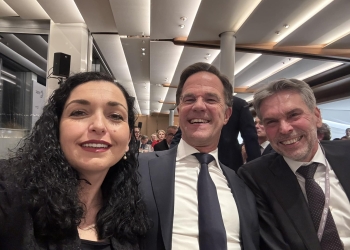 Osmani takohet me Rutten e Schoofin: Dy përkrahës të fuqishëm të paqes dhe sigurisë në Kosovë