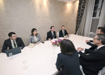 Kurti takon ministrin gjerman, diskutojnë për marrëdhëniet në fushën e sigurisë dhe mbrojtjes