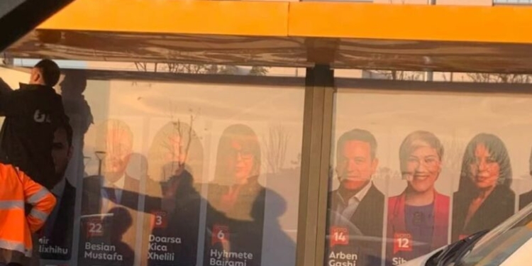 Kishin mbushur stacionet e autobusëve në Prishtinë me posterë të Abdixhikut e kandidatëve, LDK gjobitet me 12 mijë euro
