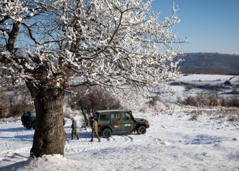 Ushtarët gjermanë të KFOR-it kryejnë patrullime në Podujevë
