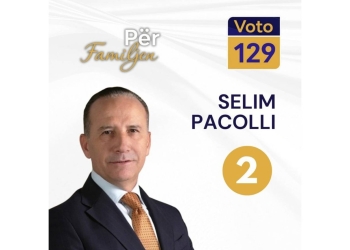 Selim Pacolli falënderon përkrahësit: Votoni për Familjen, votoni numrin 129!