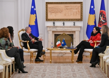 Osmani takon ambasadorin italian, flasin për çështjet e sigurisë dhe formimin e institucioneve të reja