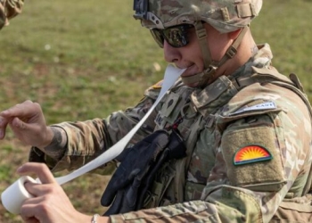 Ushtarët amerikanë trajnohen brenda Bondsteel-it për shpëtim të jetëve