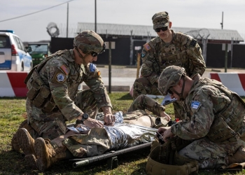 Ushtarët amerikanë trajnohen për shpëtim të jetëve në kampin Bondsteel