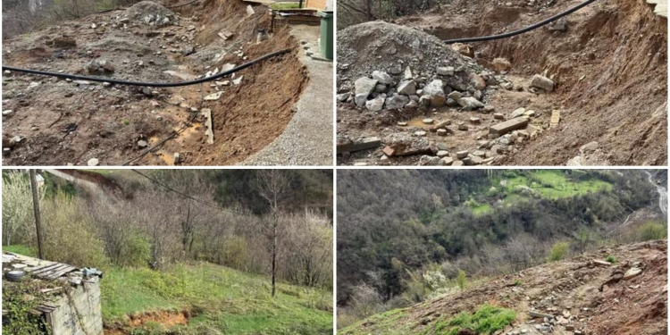 Rrëshqitja e dheut në Leskovec – komuna e Prizrenit siguron strehim për familjet e evakuuara