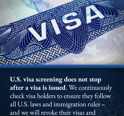 Ambasada e SHBA-së: Kontrolli i vizave s’ndalet, kush nuk zbaton ligjet dhe rregullat i revokohet viza