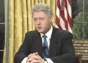 Fjalimi i presidentit Bill Clinton pas urdhrit për bombardimin e Serbisë më 1999