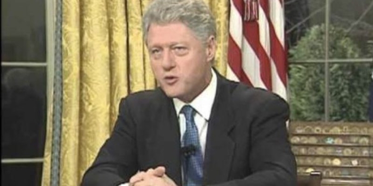 Fjalimi i presidentit Bill Clinton pas urdhrit për bombardimin e Serbisë më 1999