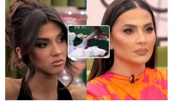 Rozana e godet Loredanën në fytyrë