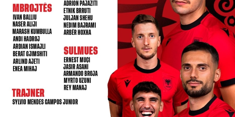 Kualifikueset e Kupës së Botës 2026, ndeshjet ndaj Anglisë dhe Andorrës, trajneri Silvinjo publikon listën e lojtarëve