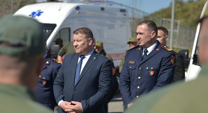 Drejtori i Policisë së Kosovës në Shqipëri, ndjek nga afër stërvitjen e Njësisë Speciale “RENEA