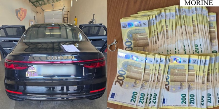 Kosovari kapet në Morinë me 19 mijë euro të fshehura në trup