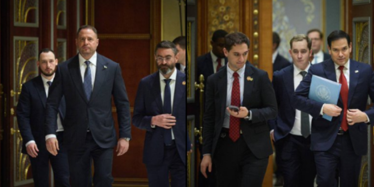 A ka marrëveshje me SHBA-në? Kryenegociatori ukrainas poston një ‘emoji’ me shtrëngim duarsh