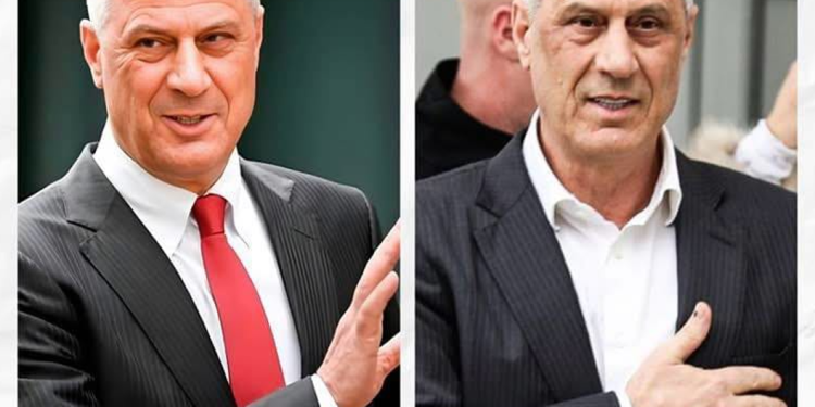 Detaji që (s)’na iku: Thaçi erdhi sot në Kosovë me të njejtën setër që e pati veshur kur e la vendin për tu përballur me Gjykatën Speciale