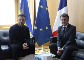 Zelensky mbërrin në Paris, takohet me Macronin