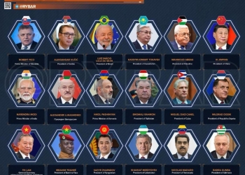 Vuçiq rreshtohet me aleatët e Putinit në paradën propagandistike në Rusi