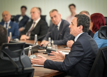 Kurti priti në takim drejtues dhe përfaqësues të Odës Ekonomike të Bosnje dhe Hercegovinës