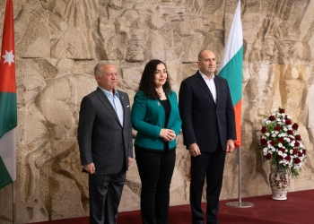 Osmani takon Mbretin Abdullah II në Sofje për forcimin e bashkëpunimit rajonal