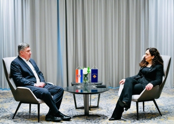 Osmani takohet me homologun kroat: Kroacia aleate e çmuar e Kosovës në mbrojtje dhe siguri rajonale