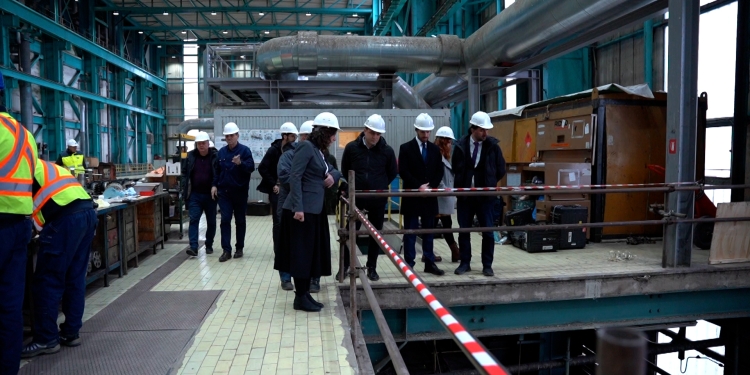 Rizvanolli mbikëqyr punimet e remontit në Termocentralin Kosova B