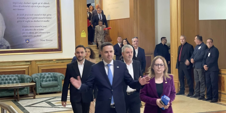 Deputetët e LDK-së arritën në Kuvend për seancën konstituive