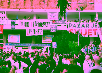 Studentët serbë i japin fund bllokadës para zyrës së transmetuesit publik