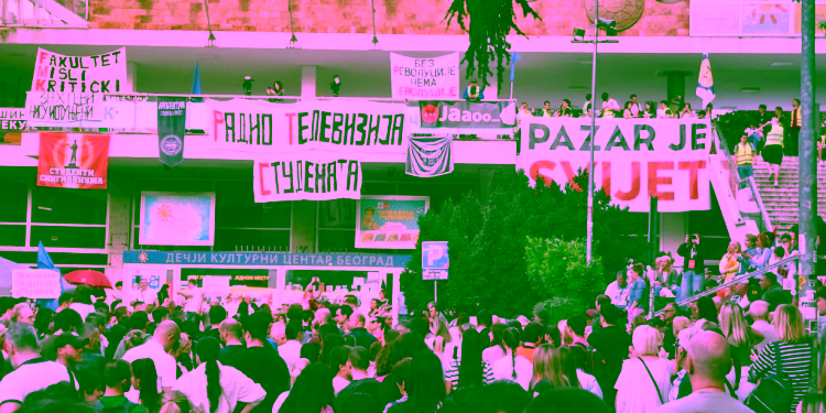 Studentët serbë i japin fund bllokadës para zyrës së transmetuesit publik