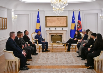 Dita Ndërkombëtare e Romëve, Osmani takon delegacionin e Partisë së Romëve të Bashkuar të Kosovës
