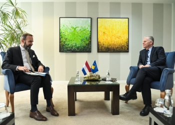 Bislimi priti në takim drejtorin e departamentit për Evropë në ministrinë e Punëve të Jashtme të Holandës, Erik Weststrate