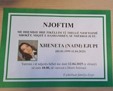 Sot varroset 26 vjeçarja që vdiq tragjikisht në Prishtinë