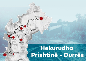 Përmbyllet studimi i fizibilitetit dhe dizajni paraprak për linjën hekurudhore Durrës-Prishtinë