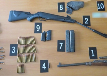 Konfiskohen armë zjarri dhe municion tek shtëpia e një personi në Kamenicë