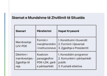 Muharremi: Ja skenarët  që e zhbllokojnë Kuvendin dhe e formojnë Qeverinë e Re