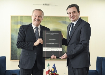 Kurti pret ambasadorin italian në takim lamtumirës, e falënderon për mbështetjen