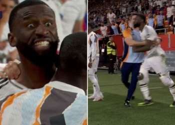 Rudiger shpërthen në fundin e finales Barcelona-Real, donte të sulmonte gjyqtarin