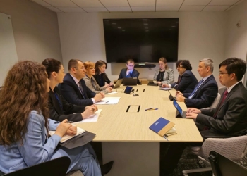 Guvernatori Ismaili takon shefin e Misionit të FMN-së për Kosovë, z. Amaglobeli në Washington D.C.